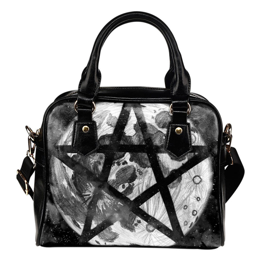 Pentagram wicca Shoulder Handbag Handbag MoonChildWorld 