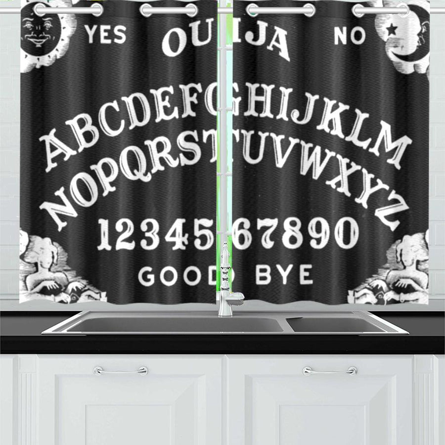 Ouija Board Window Curtain Kitchen Curtain 26" X 39" e-joyer 