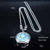 Wicca pentagram opal necklace Necklace MoonChildWorld