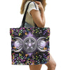 Wicca Triple moon Tote Bag All Over Print Canvas Tote Bag/Large (1699) e-joyer 