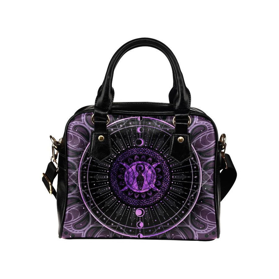 Goddess moon wicca Shoulder Handbag