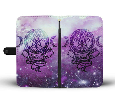 Blessed Be Wicca Wallet Case Wallet Case wc-fulfillment