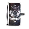 Wicca cat blessed be wallet case Wallet Case wc-fulfillment 