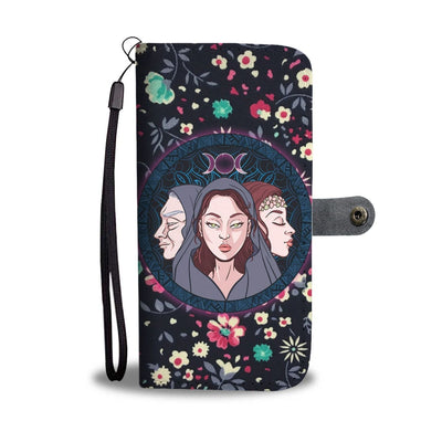 Wicca Triple goddess wallet case Wallet Case wc-fulfillment