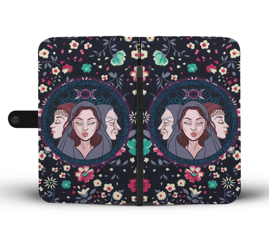 Wicca Triple goddess wallet case