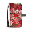 Pentacle rose wicca wallet case Wallet Case wc-fulfillment