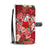 Pentacle rose wicca wallet case