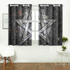 Pentagram wicca Window Curtain Kitchen Curtain 26" X 39" e-joyer 