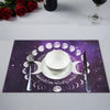 Moon phases wicca Placemat (6 Pieces) Placemat 14’’ x 19’’ (Six Pieces) e-joyer 