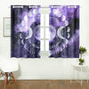 Moon phases Wicca Window Curtain Kitchen Curtain 26" X 39" e-joyer 