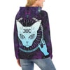 Wicca cat moon phases Hoodie All Over Print Hoodie for Women (H13) e-joyer
