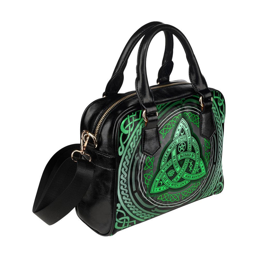 Triquetra pagan wicca Shoulder Handbag Shoulder Handbags (1634) e-joyer 