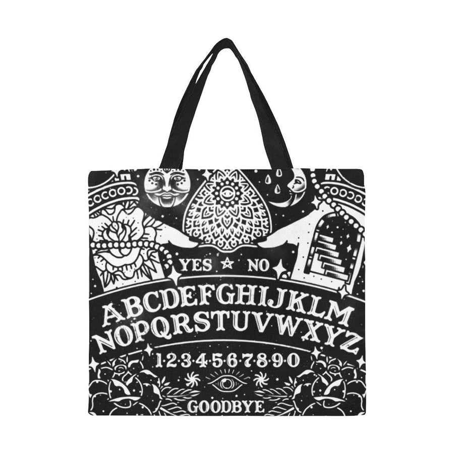 Ouija Board Witch Tote Bag All Over Print Canvas Tote Bag/Large (1699) e-joyer 