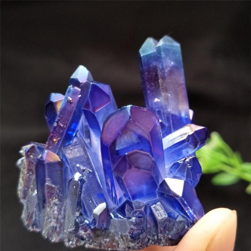 Aura quartz crystal Natural Stones MoonChildWorld 