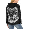 Witchcraft cat moon phases Wicca Hoodie All Over Print Hoodie for Women (H13) e-joyer