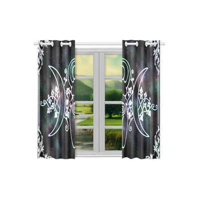 Triple goddess Window Curtain Kitchen Curtain 26" X 39" e-joyer