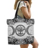 Triple moon wicca Tote Bag All Over Print Canvas Tote Bag/Large (1699) e-joyer 