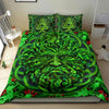 Green man Pagan Celtic Yule Bedding Set Bedding Set MoonChildWorld 