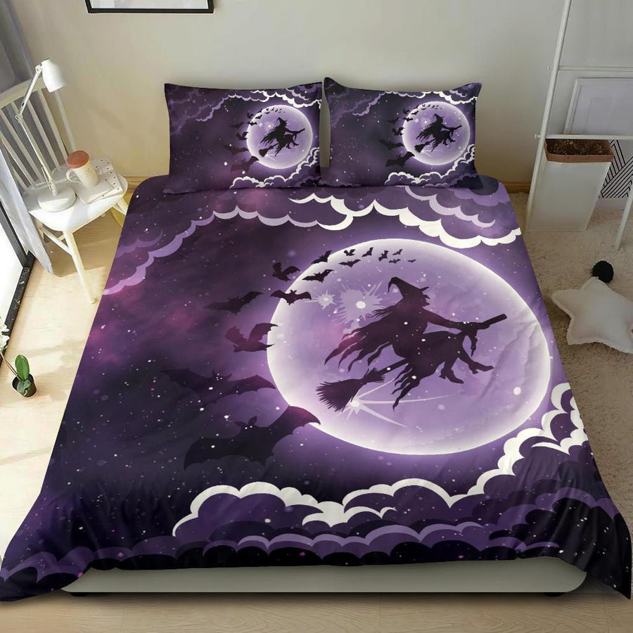 Flying witch Bedding Set Bedding Set MoonChildWorld 