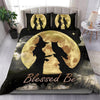 Witch owl blessed be wicca Bedding Set Bedding Set MoonChildWorld 