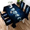 Moon Eclipse Tablecloth Chair covers Tablecloth MoonChildWorld 