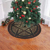 Pentacle wicca Christmas Tree Skirt Christmas Tree Skirt e-joyer 