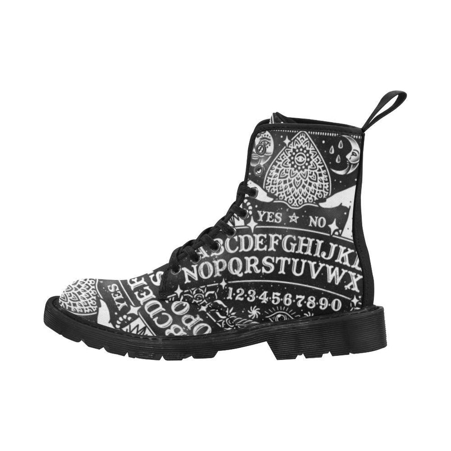 Ouija Witch Martin Boots for Women Martin Boots for Women (Black) (1203H) e-joyer 