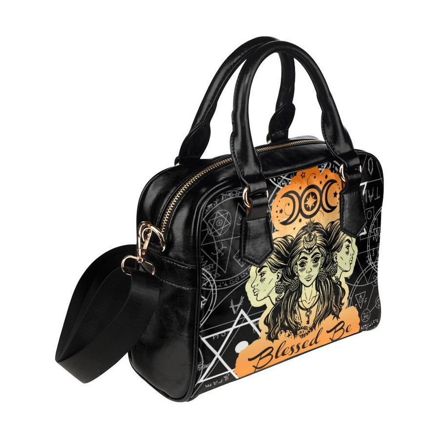 Triple goddess wicca Shoulder Handbag