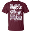 You Couldn't Handle Me - Funny Witch Tshirt Apparel CustomCat Unisex T-Shirt Maroon S