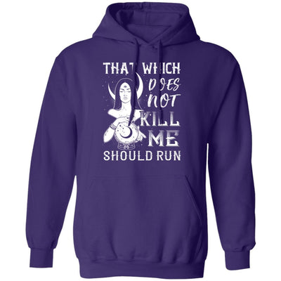 That Which Does Not Kill Me T-shirt Apparel CustomCat Pullover Hoodie Purple S
