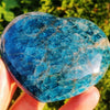 Blue apatite crystal quartz Natural Stones MoonChildWorld 