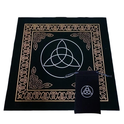 Wicca Tarot Pagan Altar Cloth Tablecloth with Bag Tablecloth MoonChildWorld B