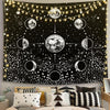 Wicca Moon and Sun Tapestry Tapestry MoonChildWorld Moon circle 95x73cm 37x28inch
