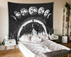 Starry Night Moon Phases Tapestry Tapestry MoonChildWorld