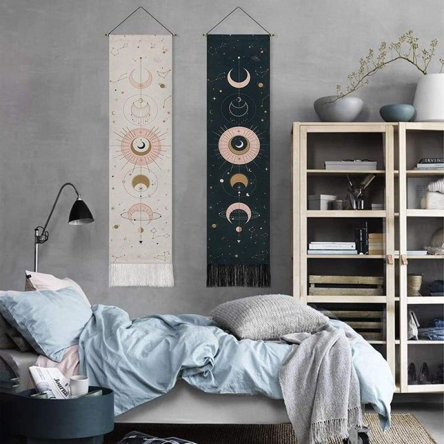 Wicca Moon Phases Tapestry Tapestry MoonChildWorld 