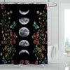 Moon Phases Flower Wicca Shower Curtain Shower Curtain MoonChildWorld 1 180x240cm