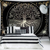 Sun Moon Tree of life wicca tapestry Tapestry MoonChildWorld