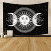 Wicca Sun Moon Tapestry Tapestry MoonChildWorld Triple moon sun 150x100cm No Lights