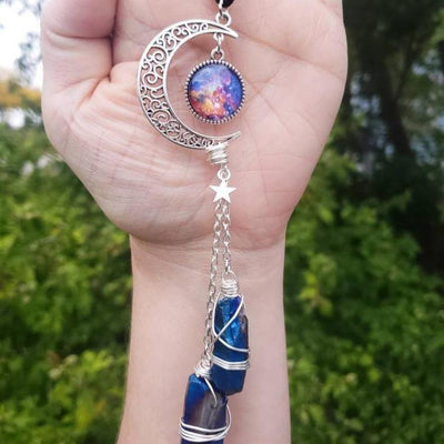 Moon Crystal Witchy Car Charm Bell MoonChildWorld style 2