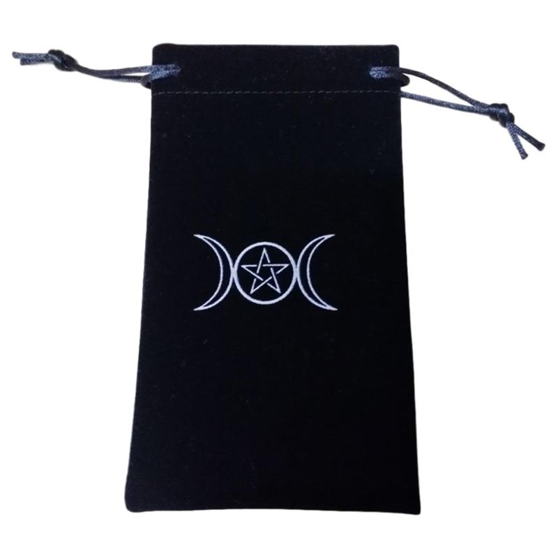 Wicca Tarot Pagan Altar Cloth Tablecloth with Bag