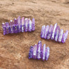 Angel Aura Crystal Barrette Natural Stone Hair Clip Hair clip MoonChildWorld Light Purple S