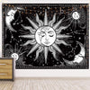 Wicca Moon and Sun Tapestry Tapestry MoonChildWorld Moon and sun 150x130cm 59x51inch