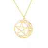 Celtic pentagram witch wicca necklace Necklace MoonChildWorld Pentagram Gold United States