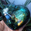Labradorite Heart Quartz Crystal Natural Stones MoonChildWorld 