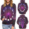 Goddess moon Wicca Hoodie All Over Print Hoodie for Women (H13) e-joyer 