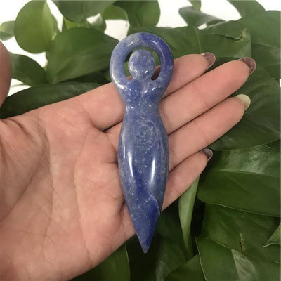 Wicca goddess crystal quartz stones Natural Stones MoonChildWorld blue aventurine