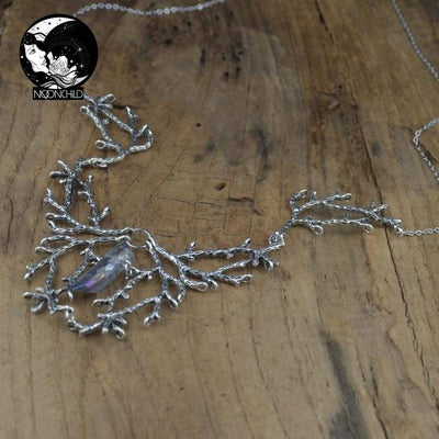 Raw Quartz Branches Necklace Witch Jewelry Necklace MoonChildWorld