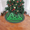 Triquetra CelticWicca Christmas Tree Skirt Christmas Tree Skirt e-joyer 