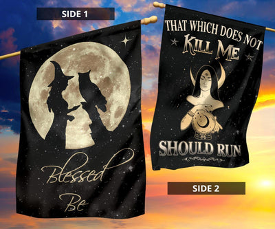 Witch Blessed be wicca flag Flag MoonChildWorld
