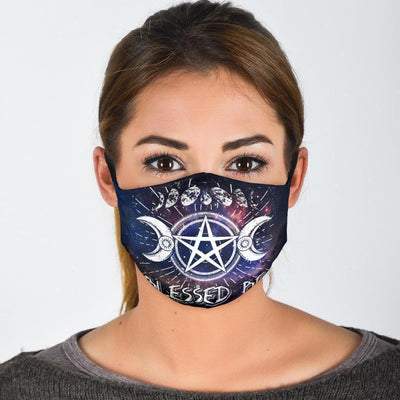 Wicca witch Face Masks Face mask MoonChildWorld Face Mask - Blessed be Adult Mask + 2 FREE Filters (Age 13+)